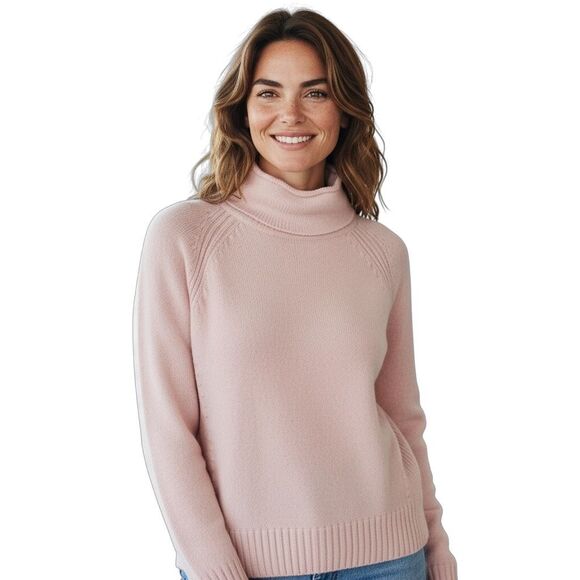 J Crew Womens Bulky Mock Turtleneck Sweater M - Picture 1 of 8